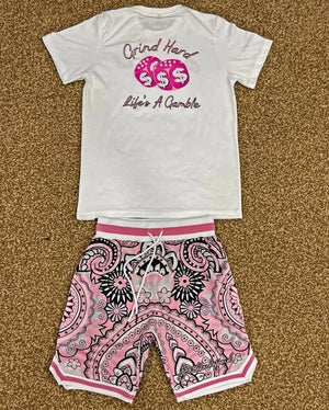 Pink Bandana Set