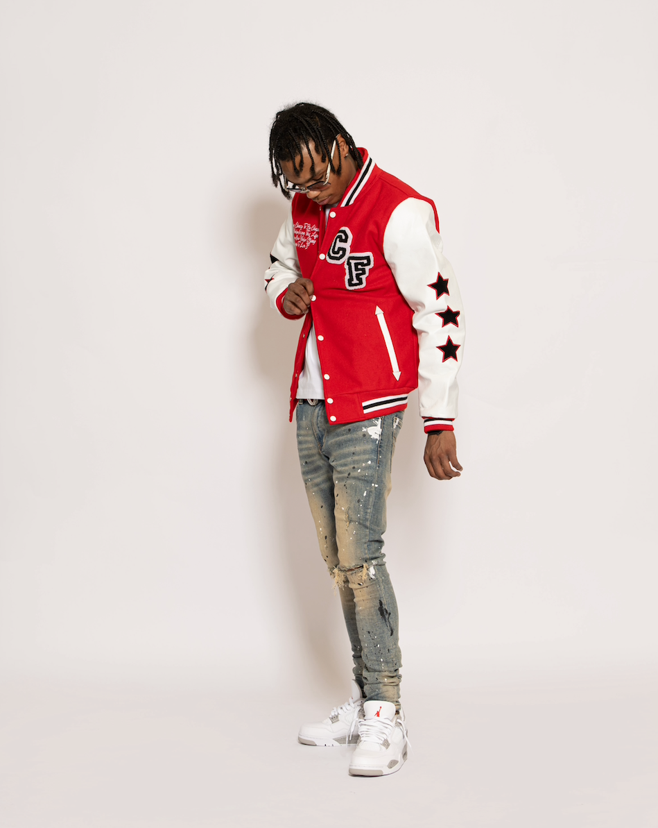 Red Chosen-Few Varsity Jacket