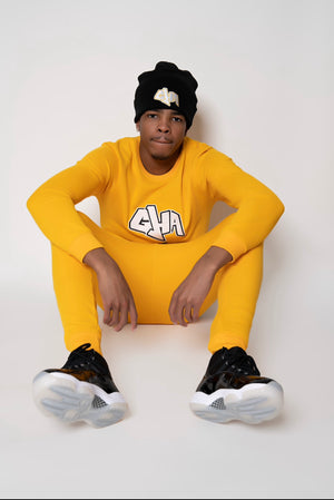 Mustard GHA Crew Neck Set