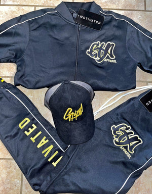 Yellow Motivated TrackSuits
