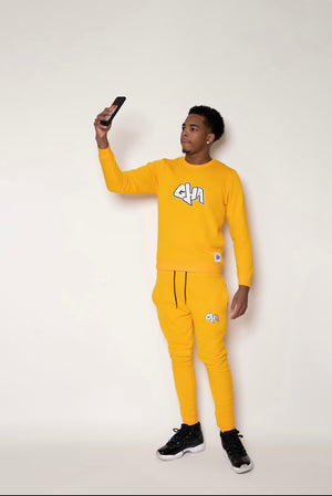 Mustard GHA Crew Neck Set