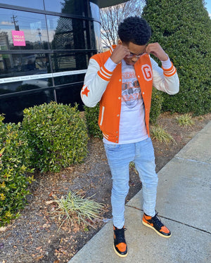Orange GrindHard University Letterman